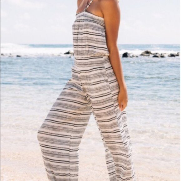 Spiritual Gangster Striped Jumpsuit Women Size Small - Picture 2 of 8